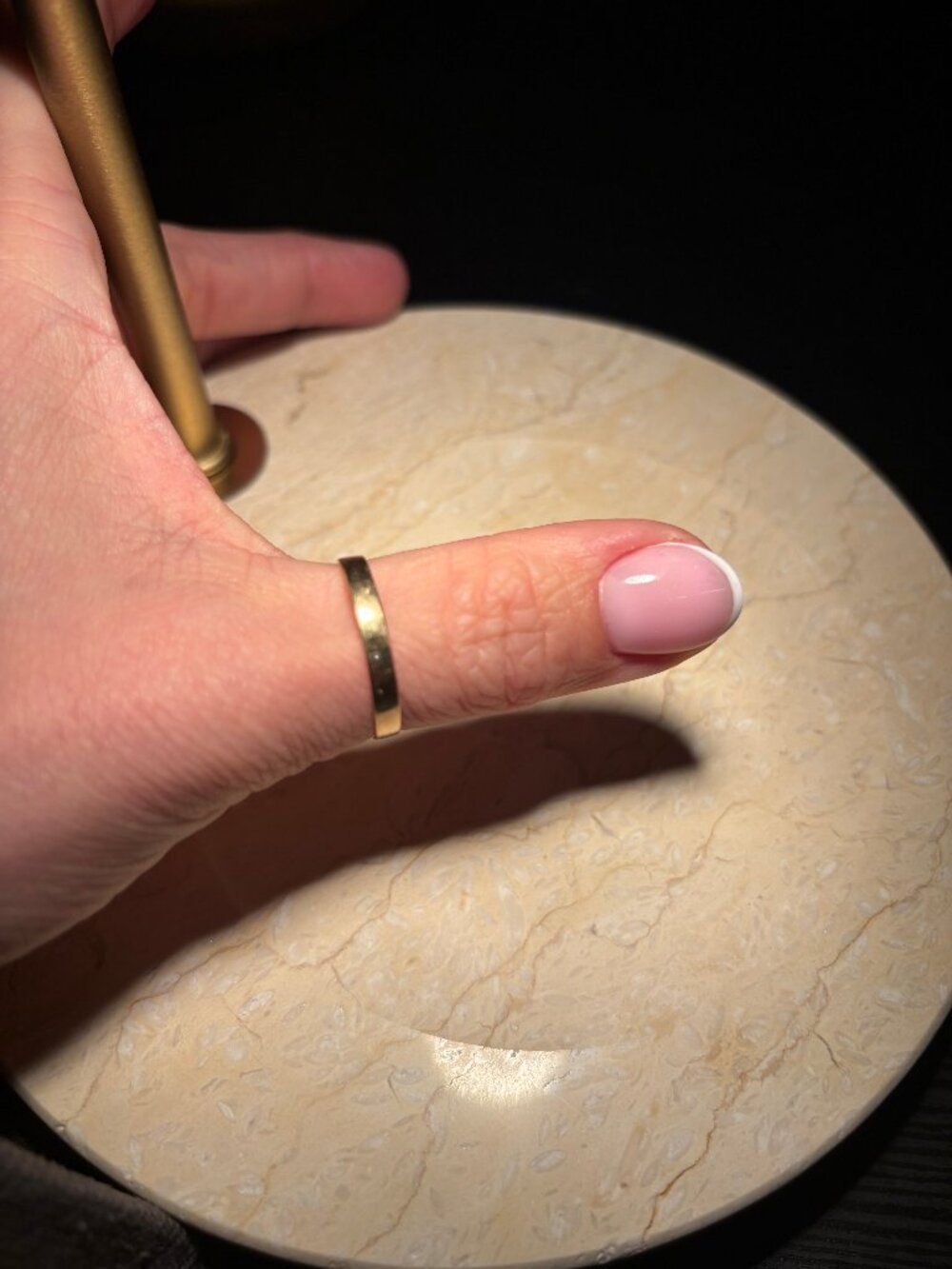 Bold Stacker 14K solid Gold - Picture 7 of 14